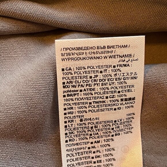 Gap Satin Tank Top, NWT, Silver, Size L Tall - Picture 5 of 5